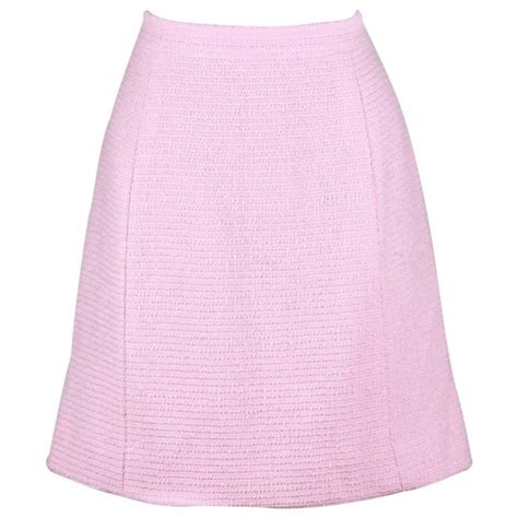 chanel pink skirt|Skirt .